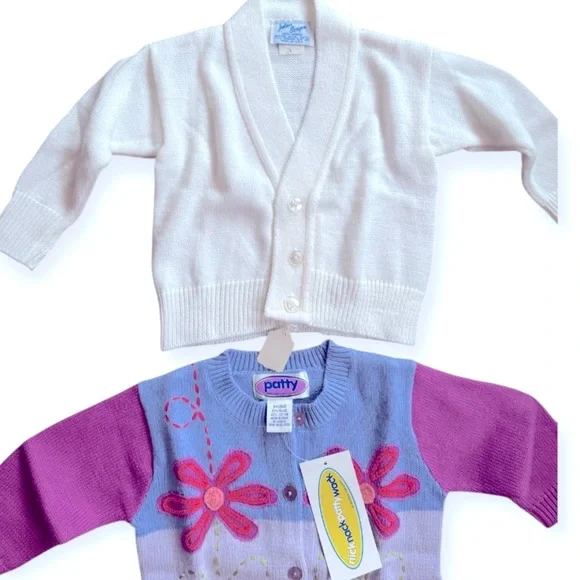 Vintage Julius Berger Toddler Cardigan Sweater - Picture 3 of 4